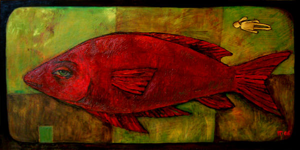 Galina Popova. Red Fish